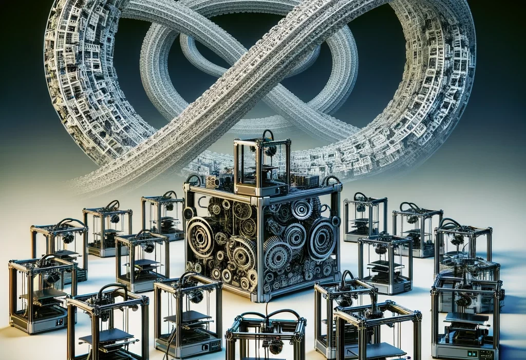 3D printers making 3D printers for infinity