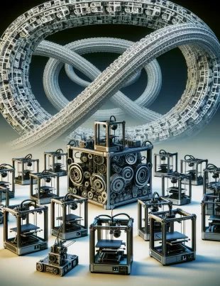 3D printers making 3D printers for infinity