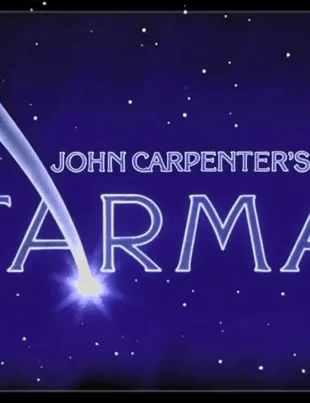 John Carpenter's "Starman" Movie Title Image